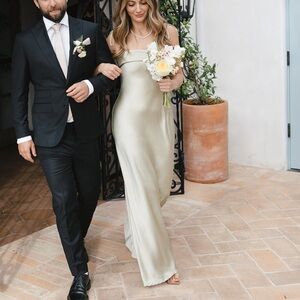 Jenny Yoo Landry Gown in Matcha